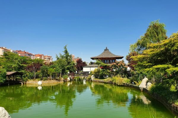 Así es el desconocido parque japonés de Madrid con estanques, bonsáis y un secreto escondido en su corazón